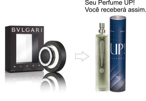 UP! 05 Essência Bulgari Black 50 ml - Masculino